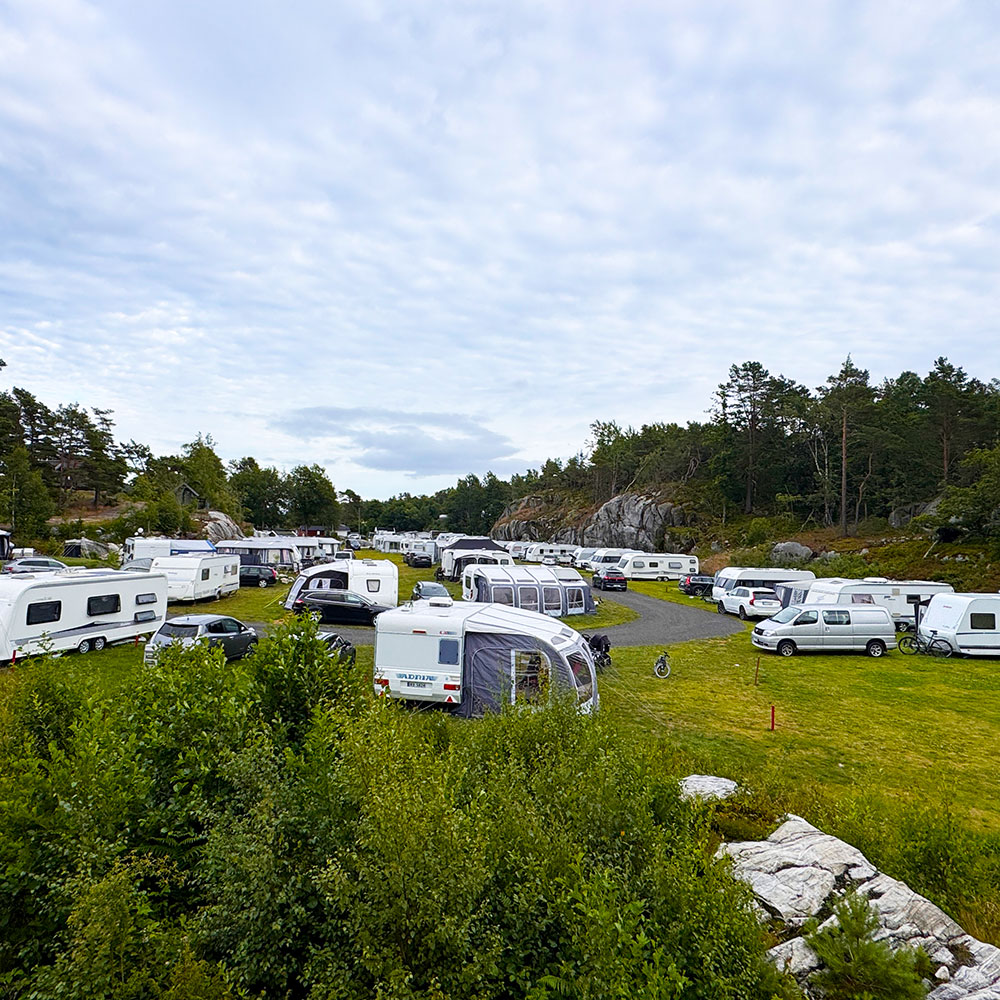 Campingen har åpent i uke 31