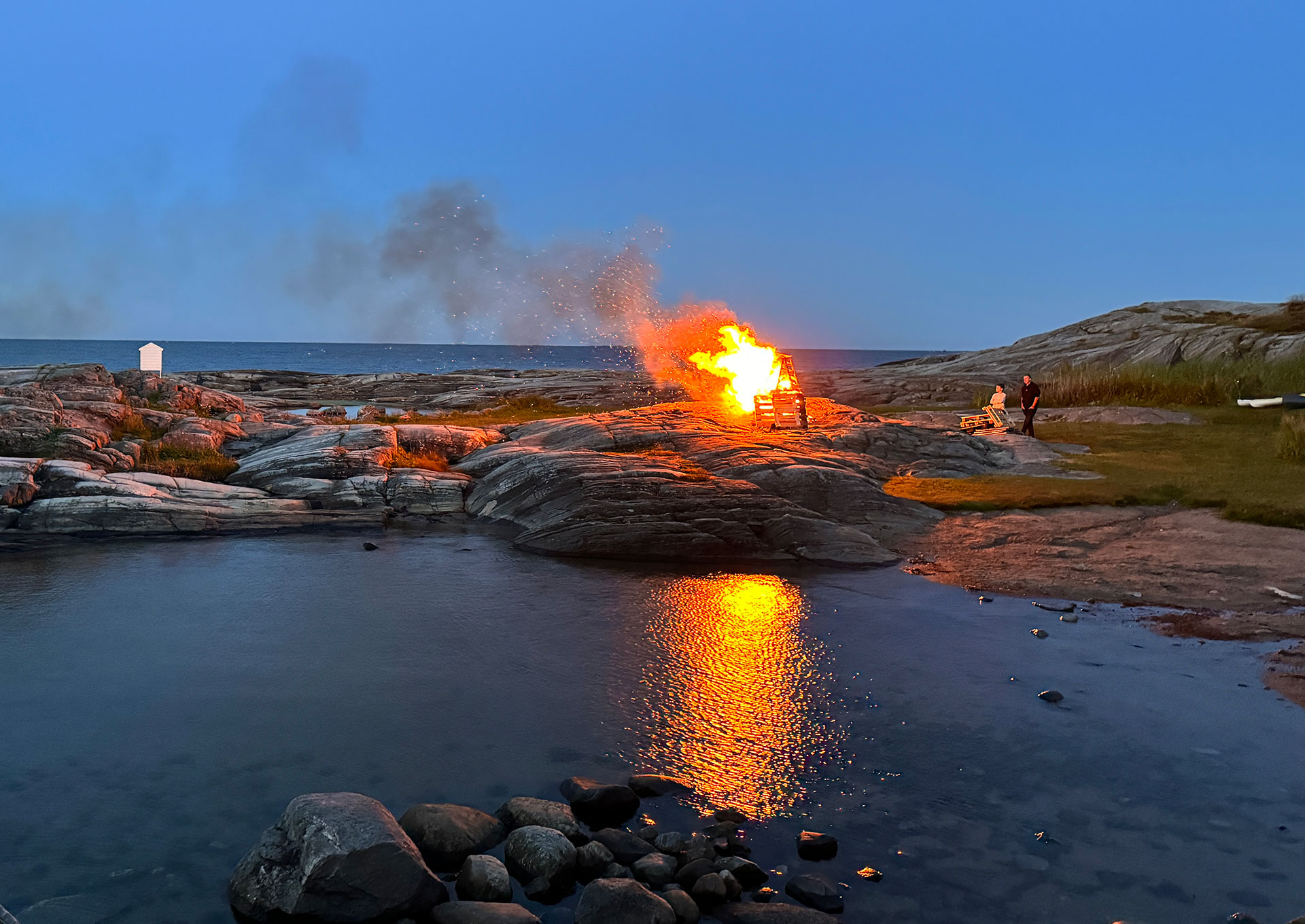 Sesongåpning av campingen